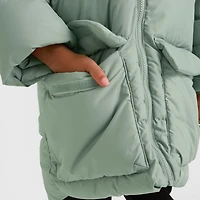 Big Kids' The North Face Down Fleece-Lined Short Parka Jacket