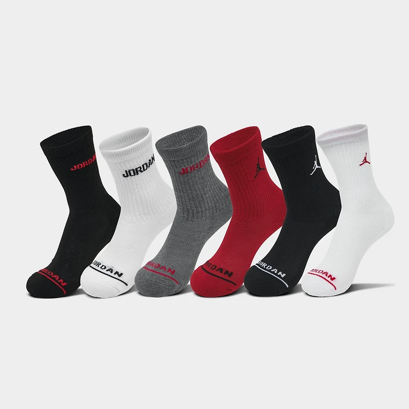 Kids' Jordan Legend Crew Socks (6-Pack)