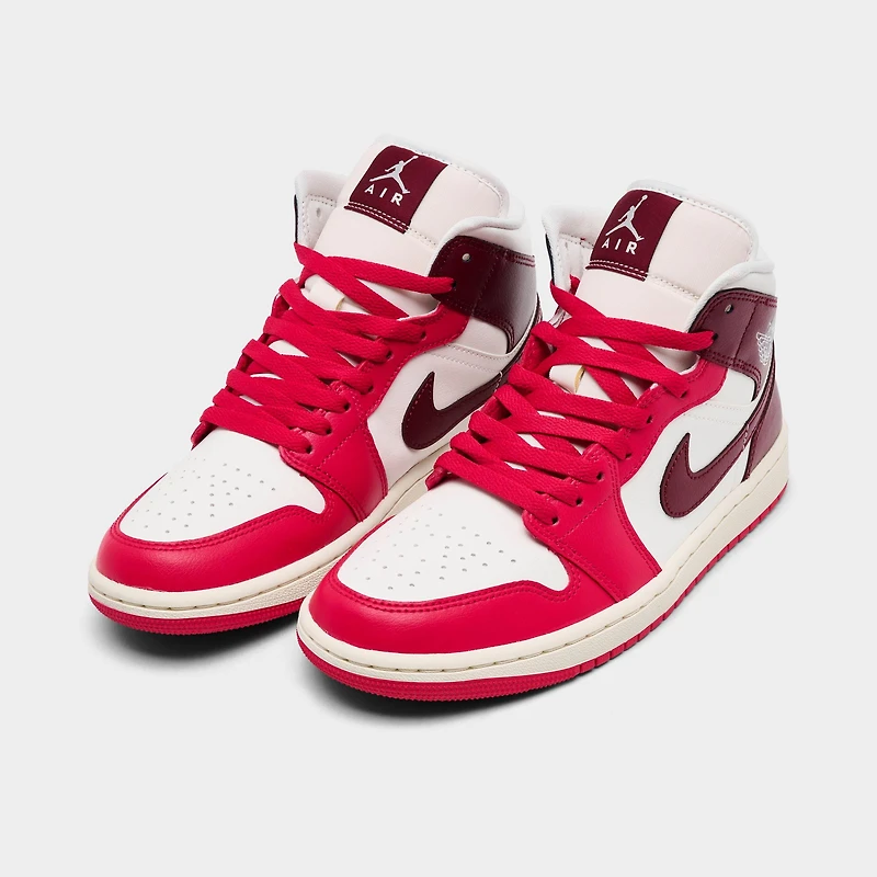 Women's Air Jordan Retro 1 Mid Casual Shoes