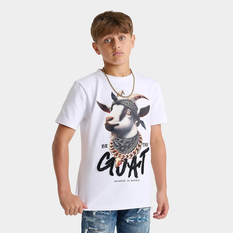 Big Kids' Streetz Iz Watchin Be The Goat T-Shirt