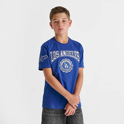 Big Kids' Pro Standard Los Angeles Dodgers MLB Emblem T-Shirt