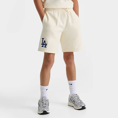 Big Kids' Pro Standard Los Angeles Dodgers MLB Classic Icon Fleece Shorts