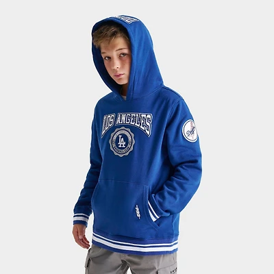 Big Kids' Pro Standard Los Angeles Dodgers MLB Emblem Pullover Hoodie