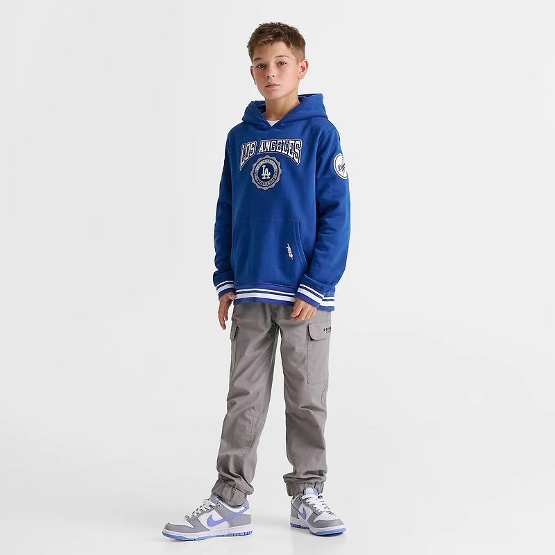 Big Kids' Pro Standard Los Angeles Dodgers MLB Emblem Pullover Hoodie