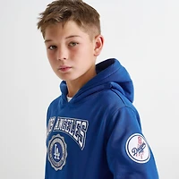 Big Kids' Pro Standard Los Angeles Dodgers MLB Emblem Pullover Hoodie