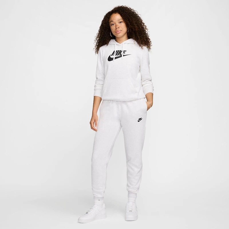 Women's Nike Sportswear Logo Club Fleece Pullover Hoodie