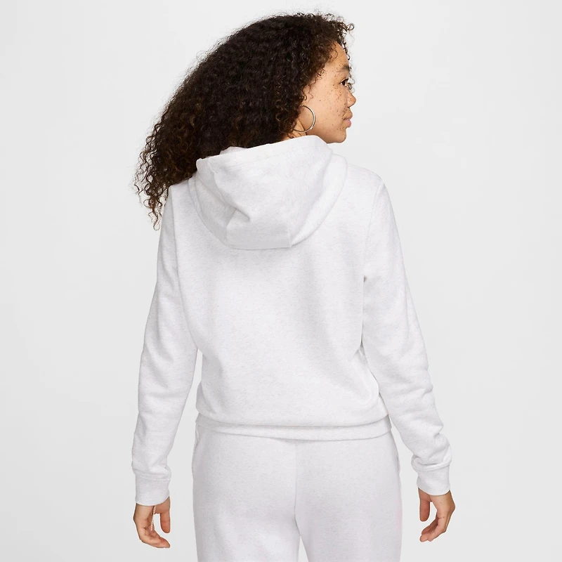 Women's Nike Sportswear Logo Club Fleece Pullover Hoodie
