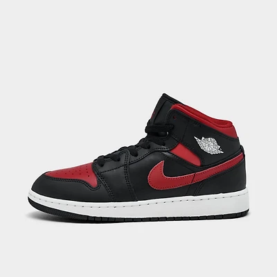 Big Kids' Air Jordan Retro 1 Mid Casual Shoes