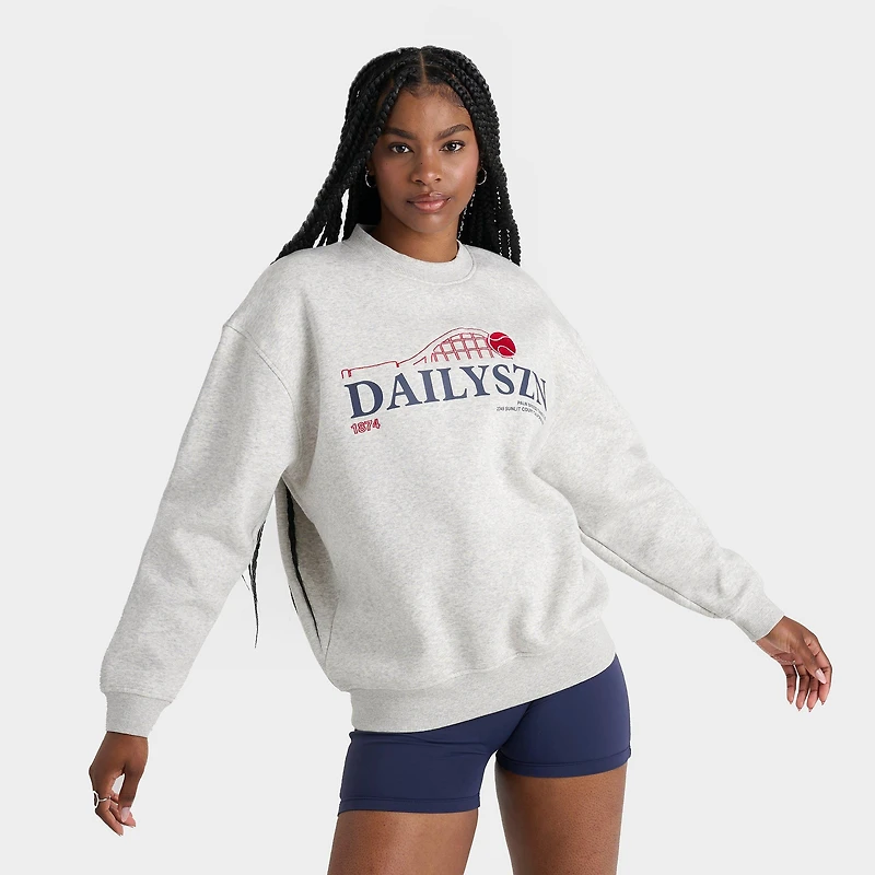 Women's DAILYSZN Tennis Crewneck Sweatshirt