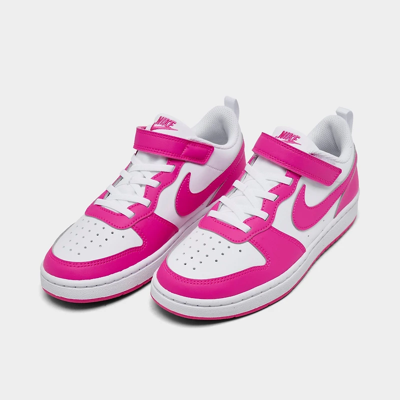 Girls' Little Kids' Nike Court Borough Low Recraft Stretch Lace Casual Shoes