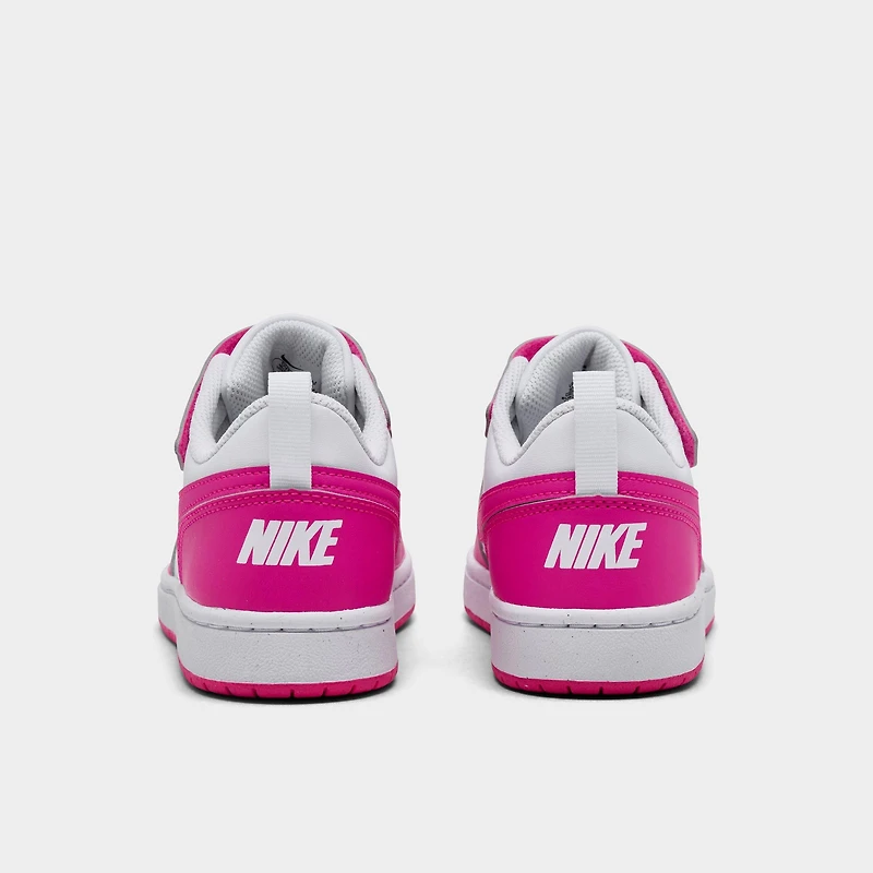 Girls' Little Kids' Nike Court Borough Low Recraft Stretch Lace Casual Shoes