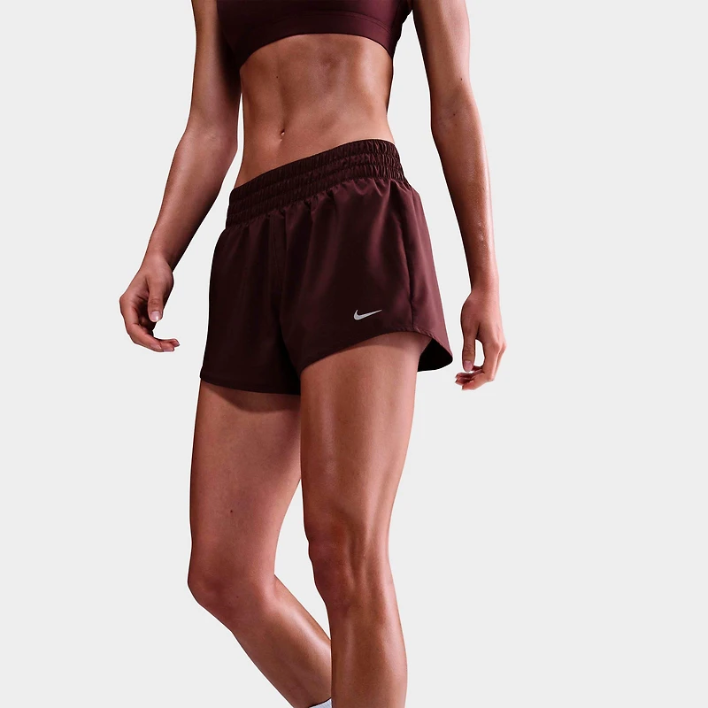 Women's Nike One Dri-FIT Mid-Rise 3" Brief-Lined Shorts