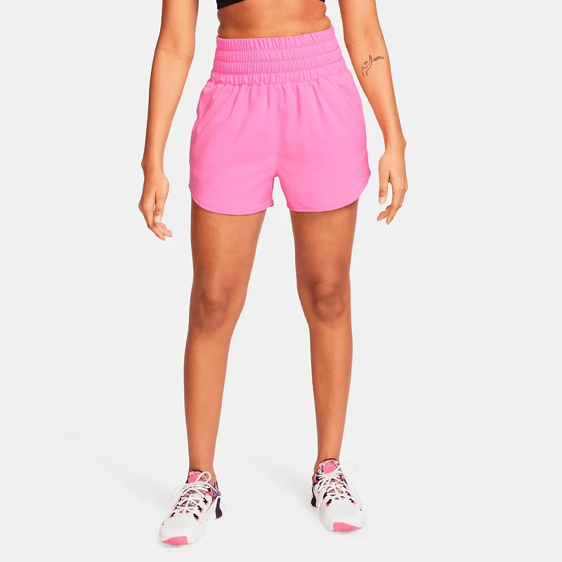 Women's Nike One Dri-FIT Ultra High-Waisted 3-Inch Brief-Lined Shorts