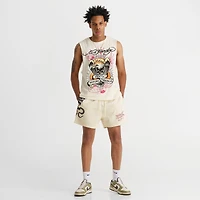 Men's Ed Hardy Dagger Rose Mesh Shorts