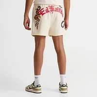 Men's Ed Hardy Dagger Rose Mesh Shorts