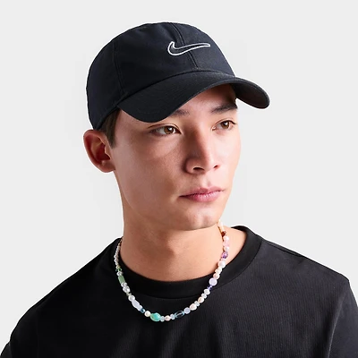 Nike Club Swoosh Unstructured Strapback Hat