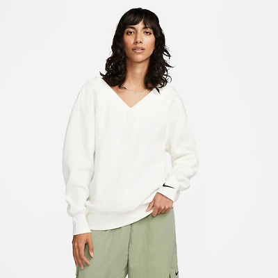 Women's Nike Sportswear Phoenix Fleece Oversized V-Neck Sweatshirt