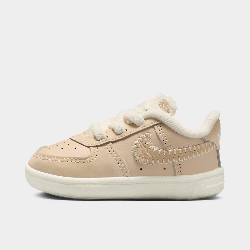 Infant Nike Force 1 Low EasyOn SE Crib Booties