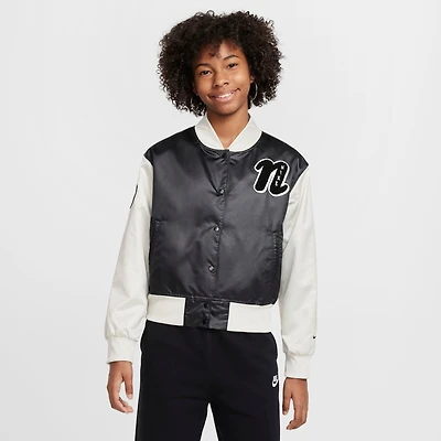 Girls' Big Kids' Nike Sportswear Varsity Jacket