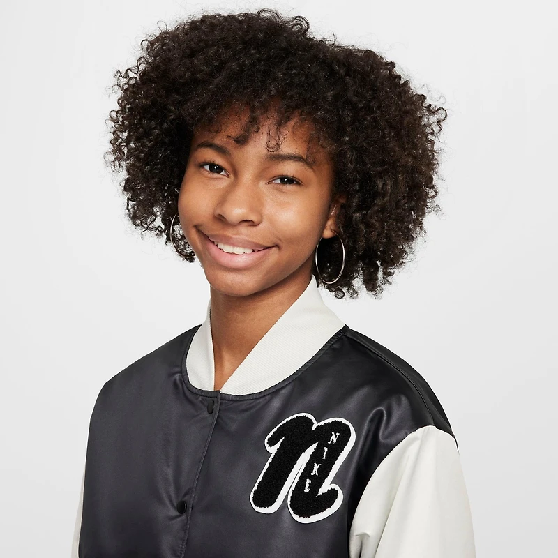 Girls' Big Kids' Nike Sportswear Varsity Jacket
