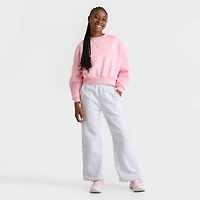 Girls' Big Kids' Nike Sportswear Club Fleece Boxy Crewneck Sweatshirt