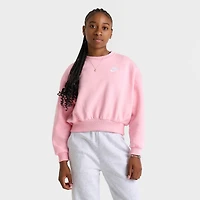 Girls' Big Kids' Nike Sportswear Club Fleece Boxy Crewneck Sweatshirt