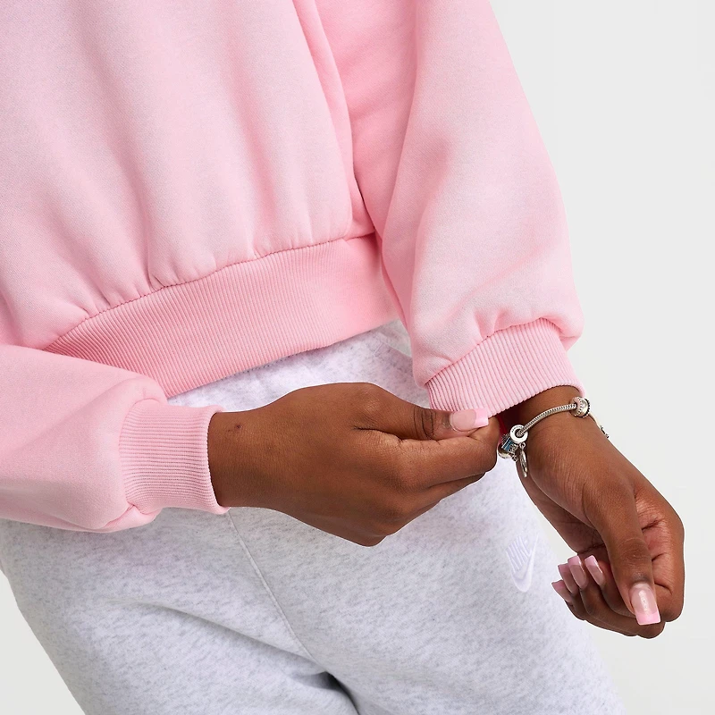 Girls' Big Kids' Nike Sportswear Club Fleece Boxy Crewneck Sweatshirt