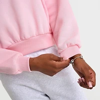 Girls' Big Kids' Nike Sportswear Club Fleece Boxy Crewneck Sweatshirt