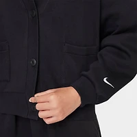 Girls' Big Kids' Nike Sportswear Club Fleece Cardigan