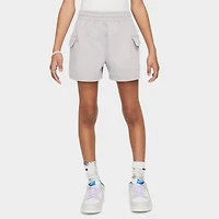 Girls' Big Kids' Nike Sportswear Woven Cargo Shorts