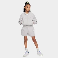 Girls' Big Kids' Nike Sportswear Woven Cargo Shorts