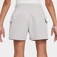 Girls' Big Kids' Nike Sportswear Woven Cargo Shorts