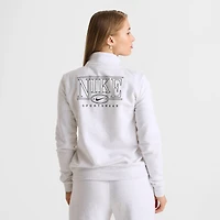 Women's Nike Sportswear Club Fleece Mock-Neck 1/2-Zip Graphic Sweatshirt