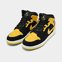 Big Kids' Air Jordan Retro 1 Mid SE Casual Shoes