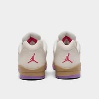 Big Kids' Air Jordan Retro 5 Low Basketball Shoes