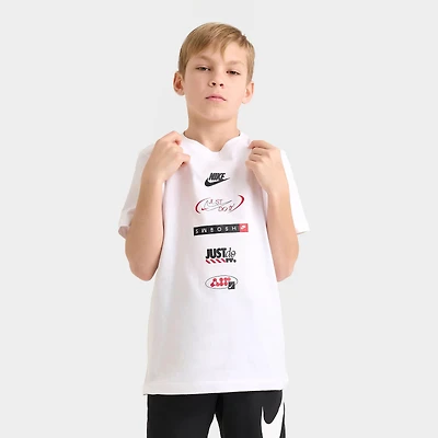 Big Kids' Nike Multi Logo T-Shirt