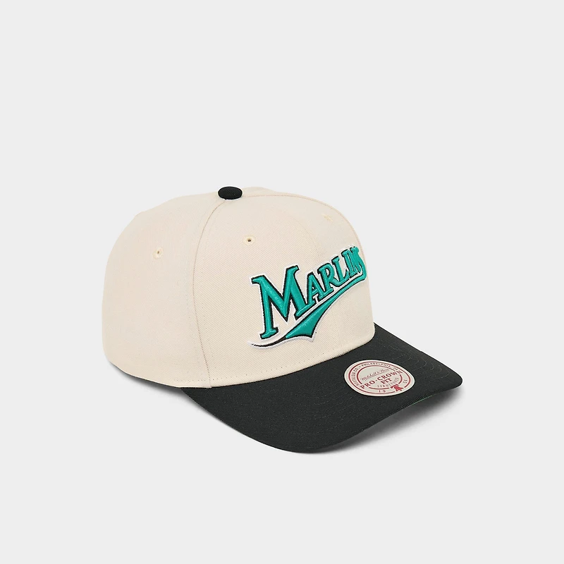 Mitchell & Ness Florida Marlins MLB Pro Crown Snapback Hat