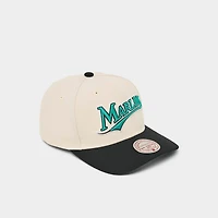 Mitchell & Ness Florida Marlins MLB Pro Crown Snapback Hat