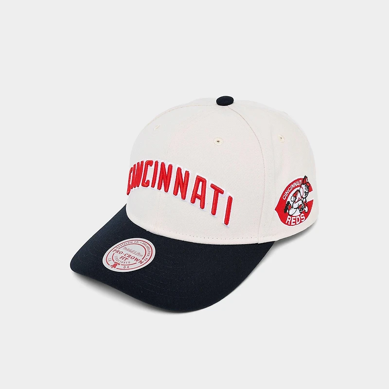 Mitchell & Ness Cincinnati Reds MLB Pro Crown Snapback Hat