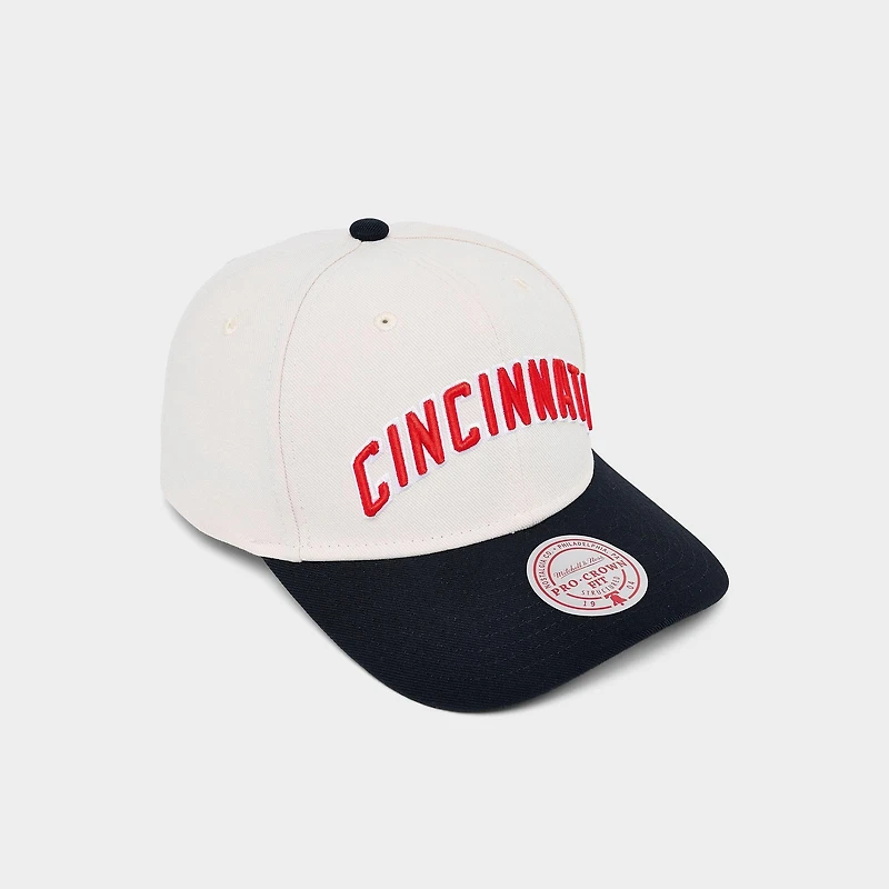 Mitchell & Ness Cincinnati Reds MLB Pro Crown Snapback Hat