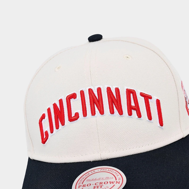 Mitchell & Ness Cincinnati Reds MLB Pro Crown Snapback Hat