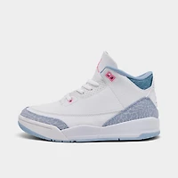 Little Kids' Air Jordan Retro 3 Basketball Shoes