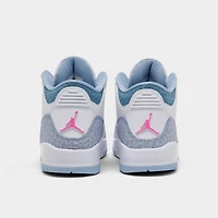 Little Kids' Air Jordan Retro 3 Basketball Shoes