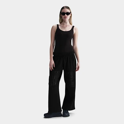 Women's Nike Sportswear Mid-Rise Oversized Open-Hem French Terry Pants