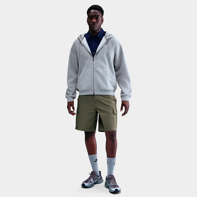 Men's Nike Solo Swoosh Fleece Full-Zip Hoodie