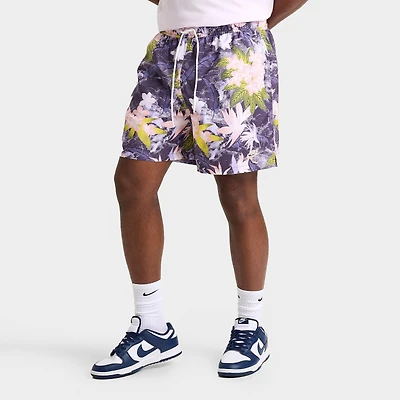 Men's Nike Club Flow Print Twill Woven Shorts