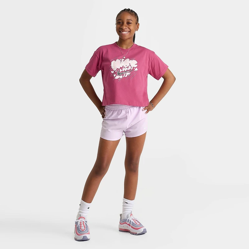 Girls' Big Kids' Nike Sportswear Doodle T-Shirt