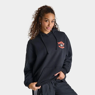Women's adidas Originals Essential Samba Oversized Pullover Hoodie