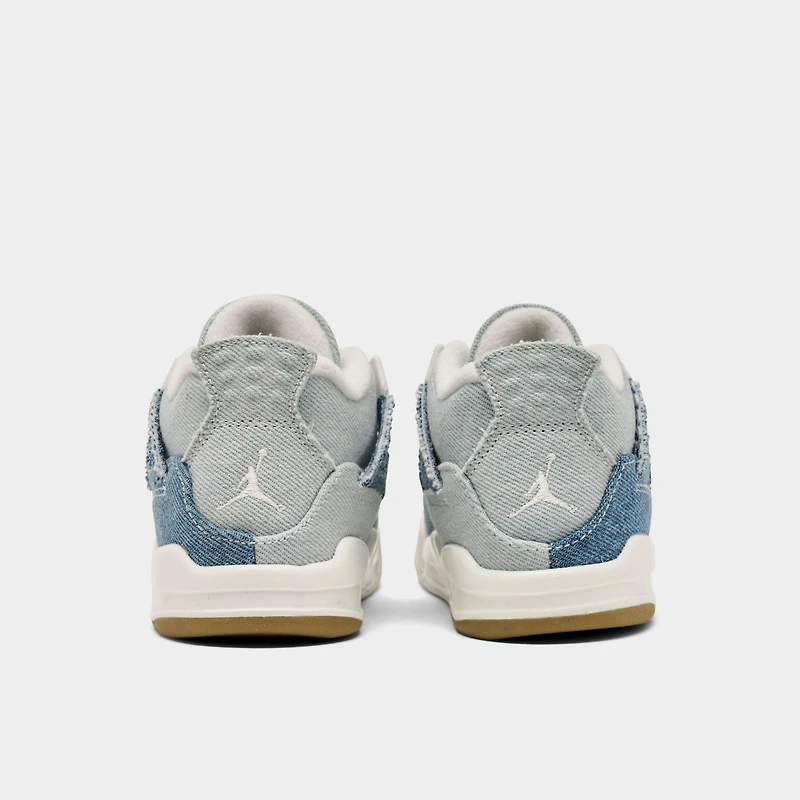 Kids' Toddler Air Jordan Retro 4 Textile Basketball Shoes