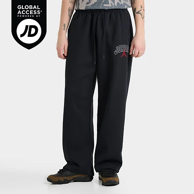 Men's Jordan Brooklyn Fleece Wordmark Logo Oversized Sweatpants